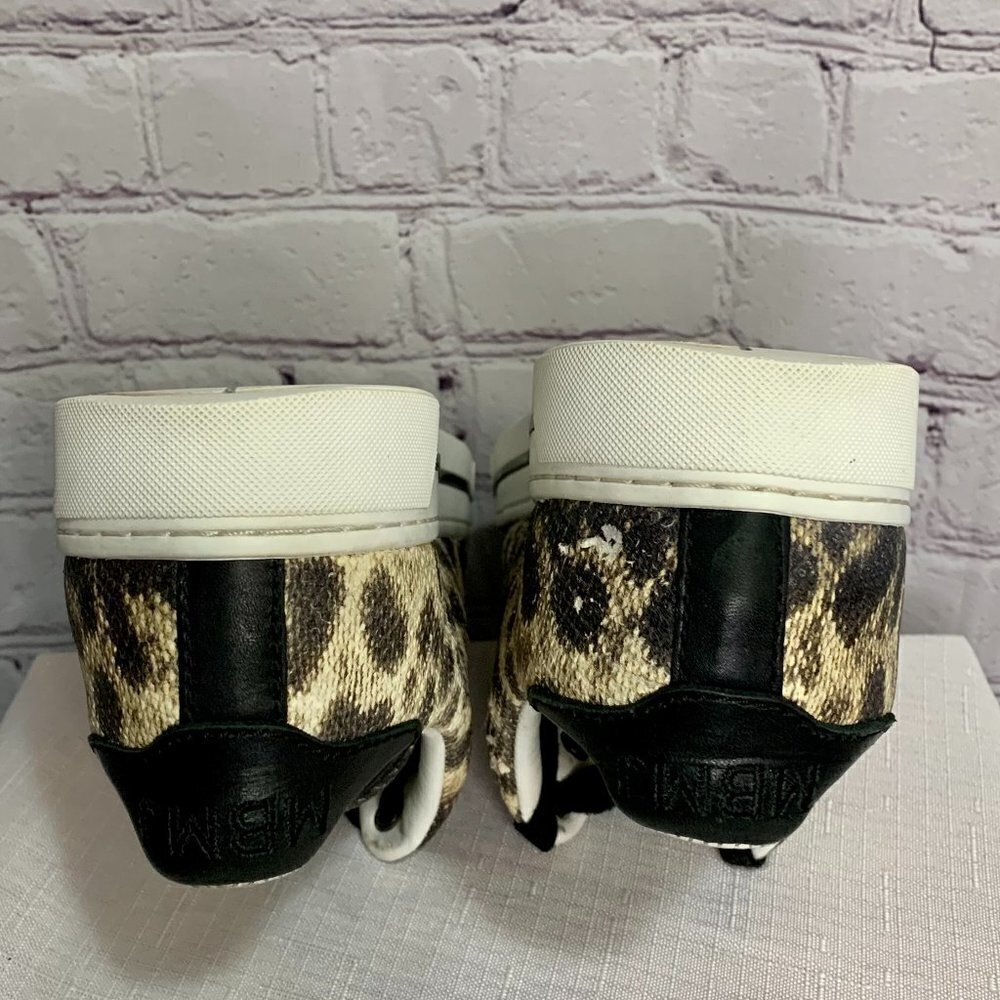 MARC By Marc Jacobs Animal-Print Leather Sneakers Size 7 - Picture 11 of 16